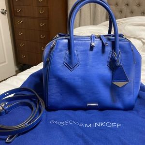 Rebecca Minkoff cobalt blue handbag
